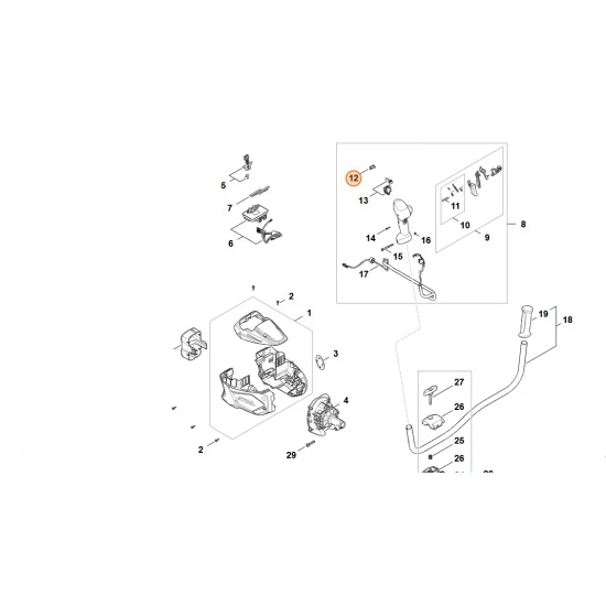 STIHL  Przełącznik 4859 430 0500